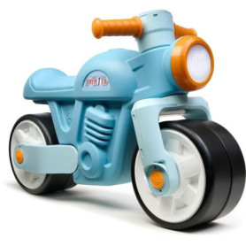 Draisienne Moto Premier FALK - Design Rétro et Silencieux - Bleu Écologique