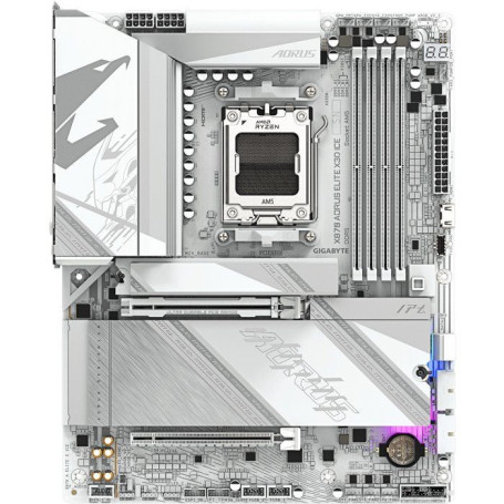 Carte Mère GIGABYTE X870 A ELITE X ICE - ATX, DDR5, PCIe 5.0