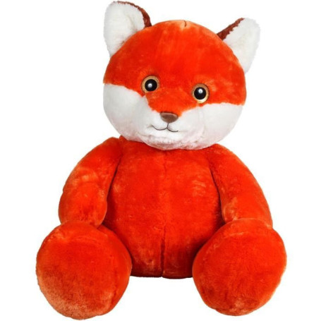 Peluche Renard Roux XXL GIPSY TOYS - 1m10 de douceur