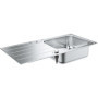 Évier de cuisine en acier inoxydable GROHE M30