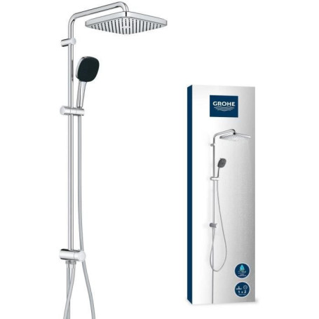 Colonne de douche GROHE Vitalio Comfort 250 avec inverseur manuel - Chromé