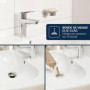 Mitigeur de lavabo GROHE DICE M - Chrome avec vidage clic-clac