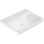 Lavabo Suspendu Rectangulaire en Porcelaine Vitrifiée GROHE Euro Ceramic 60 cm