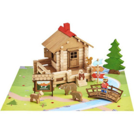 Jeu de Construction en Bois La Réserve Naturelle - 125 Pièces