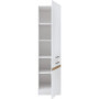 Colonne de Cuisine JUNONA 2 Portes Droite - Blanc Brillant