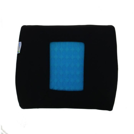 Coussin Lombaire Gel KINE TRAVEL - Confort Noir et Bleu