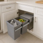 Poubelle de Cuisine Encastrable HYPE 36L avec 2 Compartiments