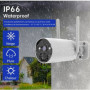 Caméra de Surveillance 4MP Rechargeable avec Panneau Solaire - KYF
