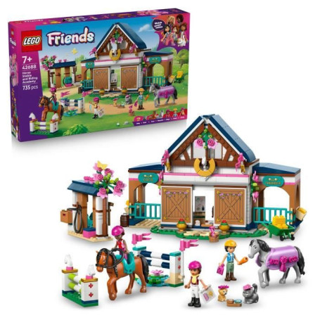 LEGO Friends : Écurie et École d'Équitation - Set de Construction Amusant