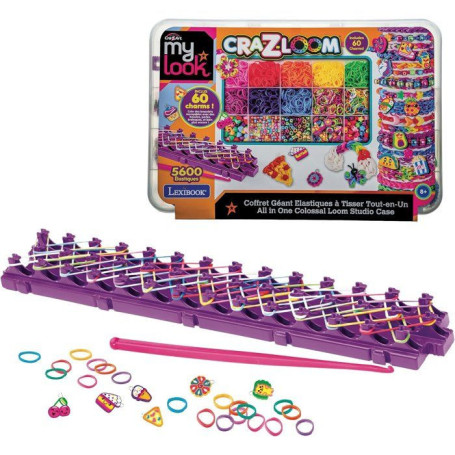 Coffret Géant Studio Élastique à Tisser Crazart - Créativité Illimitée