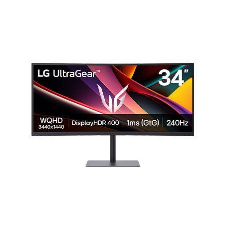 Écran PC Gamer Incurvé LG 34'' 240Hz Dalle VA 1ms
