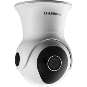 Caméra de Surveillance Connectée LINK2HOME 1080p avec Rotation 355°