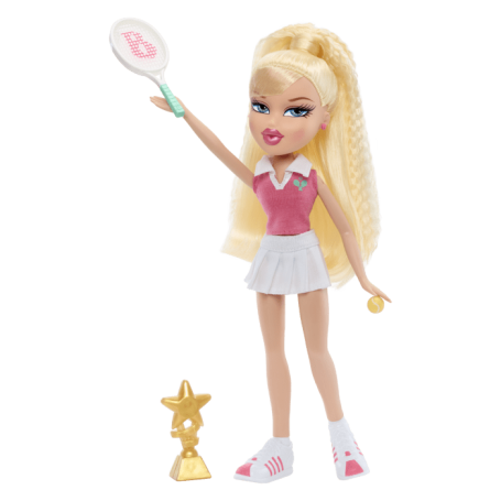 Poupée Bratz Cloé - Mannequin Joueuse de Tennis avec Accessoires Sportifs