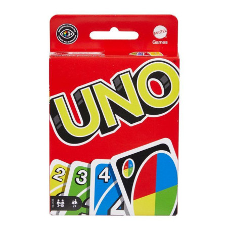 Uno Classique Clipstrip - Jeu de Cartes Familial avec Jokers Personnalisables