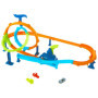 Piste Looping Cyclone Hot Wheels avec Lanceur Multi-Véhicules