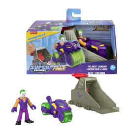 Lanceur DC avec véhicules Superman, Batman et Joker