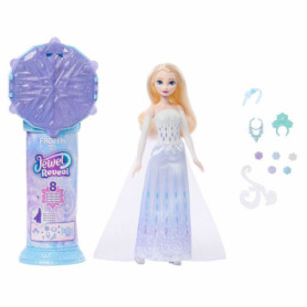 Poupée Jewel Reveal Elsa - La Reine des Neiges avec 8 surprises