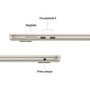 Apple MacBook Air 15,3" M5 2026 - 16Go RAM, 512Go SSD, Lumière Stellaire