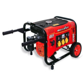 Groupe électrogène essence MECAFER MF3800 - 3000W, idéal pour vos travaux extérieurs