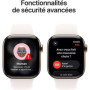 Apple Watch Series 11 GPS + Cellular 42mm - Boîtier en Titane Doré