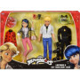 Pack de Figurines Marinette et Adrien - Miraculous avec Tenues et Accessoires