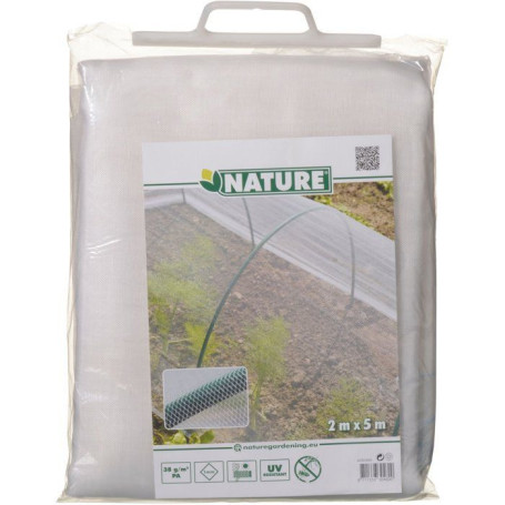 Voile Anti-Insecte NATURE 2x10m - Protection Culture Blanche