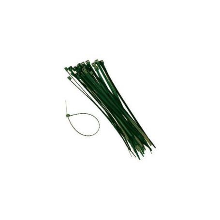 Colliers de Tuteurage en Nylon - Lot de 25 - 15 cm - Vert