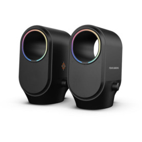 Enceintes Bluetooth Gaming Cygnus avec LED RGB - NOVA GAMING - Noir