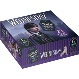 Boîte de Collection PANINI Mercredi Saison 2 - 24 Pochettes de Stickers
