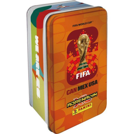 Boîte Métal PANINI - Coupe du Monde FIFA 2026 avec 64 Cartes