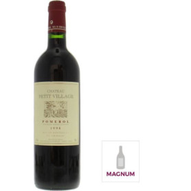 Magnum Château Petit Village 1998 - Vin Rouge de Bordeaux