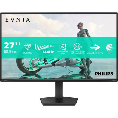 Écran PC Gamer Philips 27'' QHD 144Hz Dalle IPS