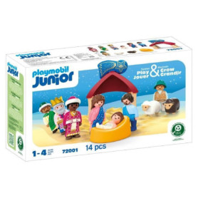 Crèche de Noël Playmobil Junior avec 14 pièces