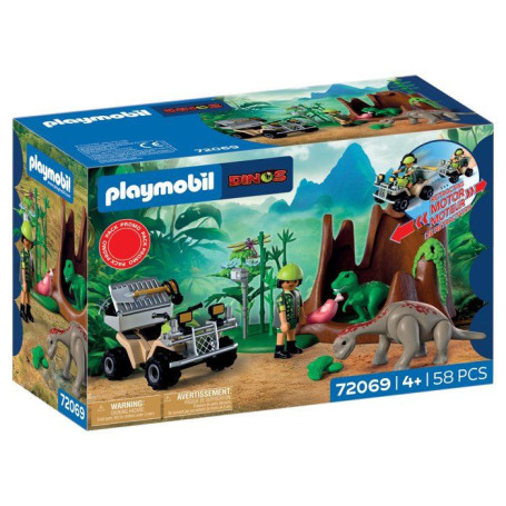 Playmobil - L'Antre du Dinosaure avec 58 Pièces