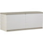 Coffre de Rangement Beige 450L avec Roulettes et Cadenassage