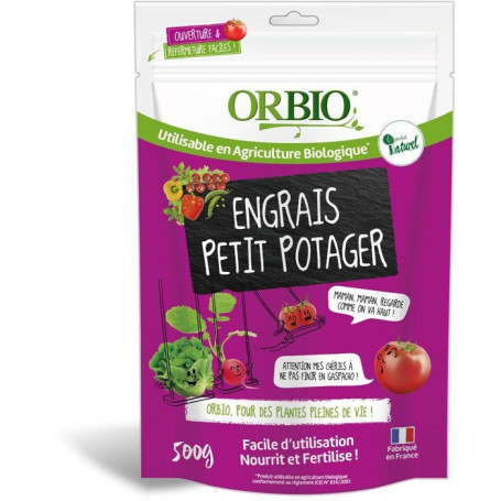 Engrais Granulé Biologique pour Petit Potager - 500 g