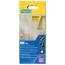 Bâtons de Colle Bois RAPID 12 mm - Pack de 48