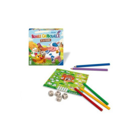 Roule Gribouille à la Ferme - Jeu de Société Créatif pour Enfants