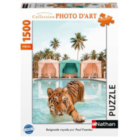 Puzzle Nathan 1500 pièces - Baignade Royale par Paul Fuentes