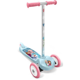 Trottinette Enfant La Reine des Neiges - 3 Roues Inclinables - Bleu
