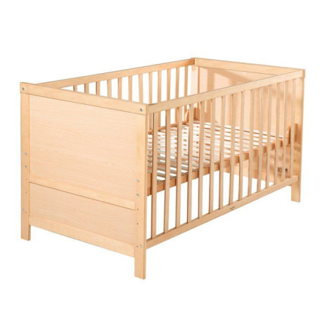 Lit Bébé Évolutif 70x140 avec Barrières Amovibles - ROBA