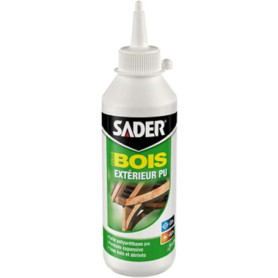 Colle Bois Extérieur SADER PU Polyuréthane 250 g - Ultra Résistante à l'Humidité
