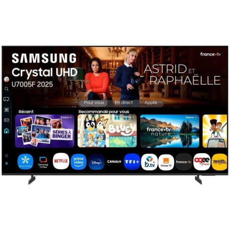 Téléviseur LED Samsung 43U7005F - 4K UHD 43 pouces avec HDR10+ et Smart TV