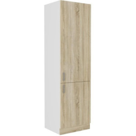 Colonne 2 Portes en Chêne Sonoma - L60xP57xH210 cm