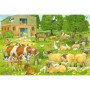 Puzzle Familles d'Animaux à la Ferme - 100 Pièces pour Enfants