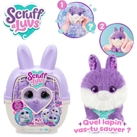 Peluche Magique Scruff A Luvs - Transforme-toi en Lapin !