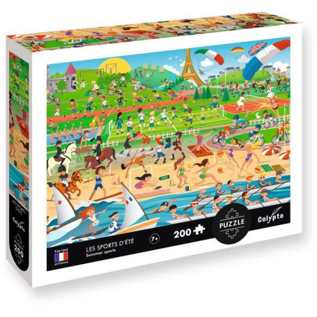 Puzzle Calypto - Les Sports d'Été - 200 pièces - SENTOSPHERE