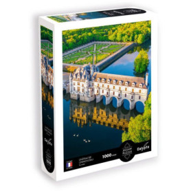 Puzzle Calypto Château de Chenonceau - 1000 pièces - Toucher soyeux