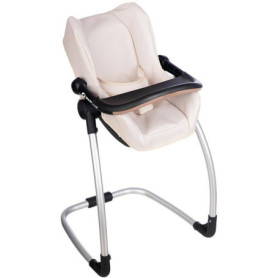 Chaise Haute 3 en 1 Beige pour Poupon - SMOBY