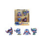 Coffret de Figurines Stitch - 4 Versions en Métal - 6cm